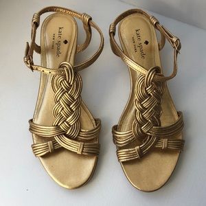 Gold sandals